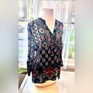 Floral Paisley Women's Top
